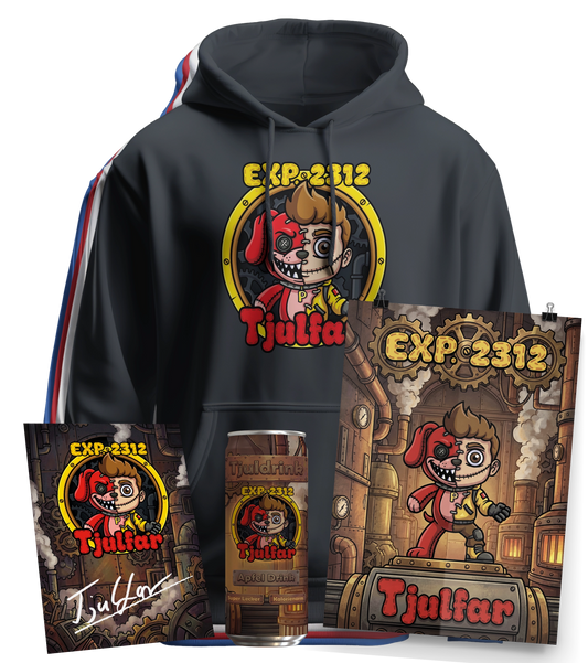 Tjulfar Exp. 2312 - Hoodie + Drink + Poster + Autogrammkarte